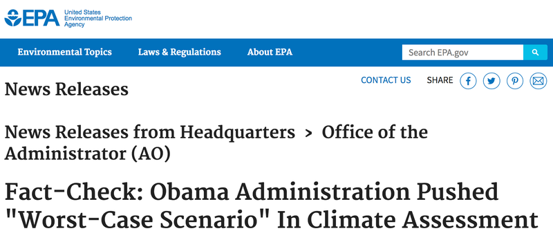 Illustration for article titled A Daily Caller Article Gave the EPA Ammo to Lie About the National Climate Assessment
